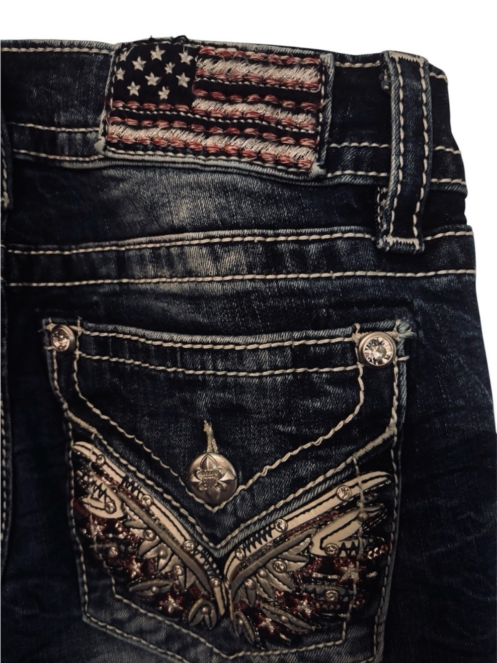 Miss Me Los Angeles Mid Rise Capri - Size 28